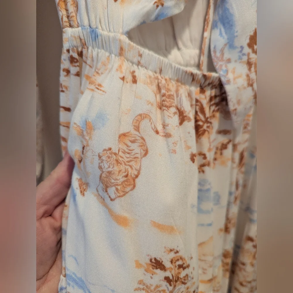 L*space Anthropologie Stay Golden Mini Dress Tropical Sands Size Small *NWOT - Picture 4 of 8